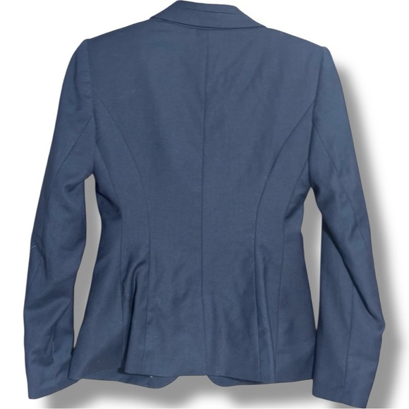 The Limited NWT Navy Blue Notched Collar 2 Button Structured Professional Blazer - Picture 16 of 16